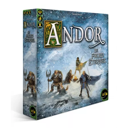 Jeu d'aventure coopératif Andor : Le froid éternel - En quête de jeux