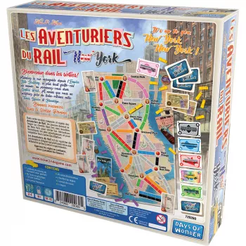Jeu de stratégie Les aventuriers du rail : New York - En quête de jeux