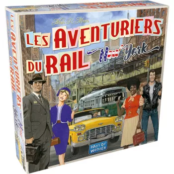 Jeu de stratégie Les aventuriers du rail : New York - En quête de jeux
