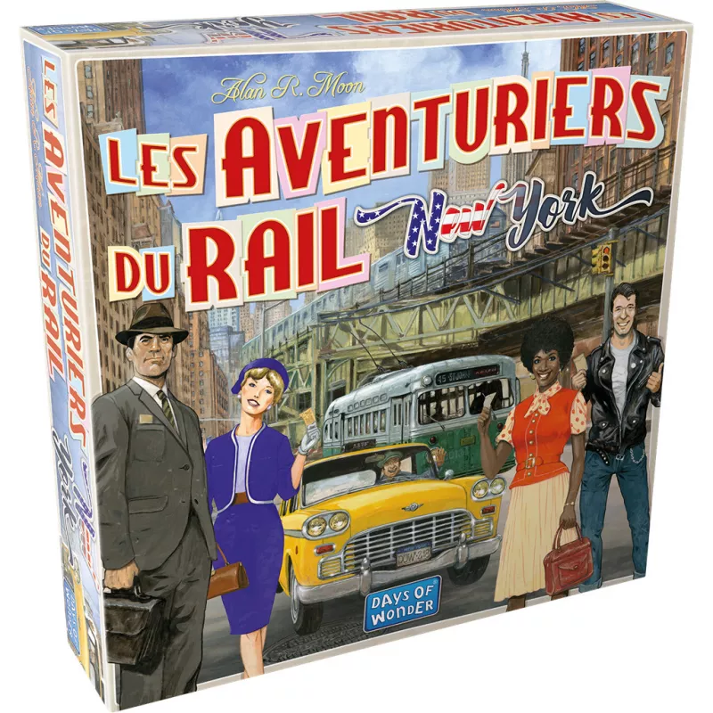 Jeu de stratégie Les aventuriers du rail : New York - En quête de jeux