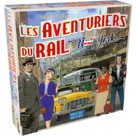 Jeu de stratégie Les aventuriers du rail : New York - En quête de jeux
