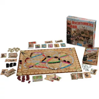 Jeu de stratégie Les aventuriers du rail : Amsterdam - En quête de jeux