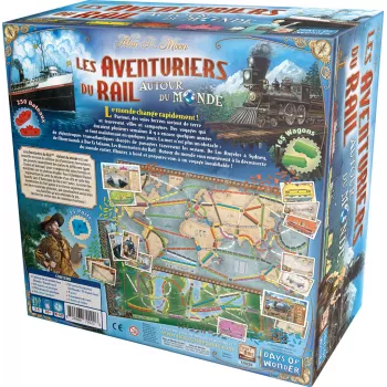 Les Aventuriers du Rail Autour du Monde | Jeu de stratégie