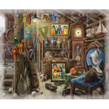 Exit Escape Puzzle - Le grenier du manoir - En quête de jeux