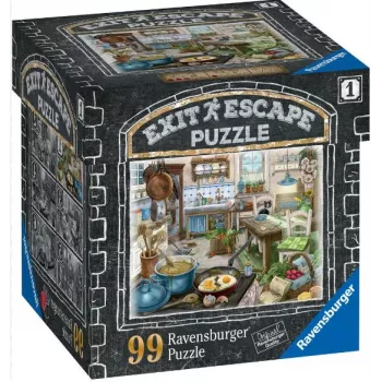 Exit Escape Puzzle - La cuisine du manoir - En quête de jeux