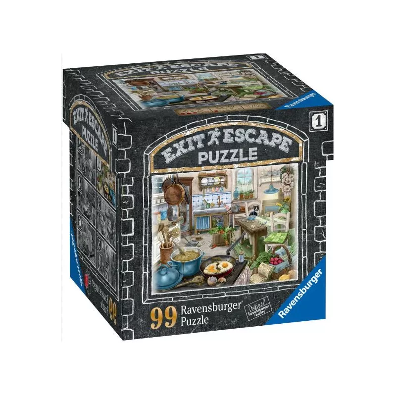 Exit Escape Puzzle - La cuisine du manoir - En quête de jeux