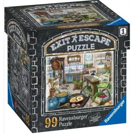 Exit Escape Puzzle - La cuisine du manoir - En quête de jeux