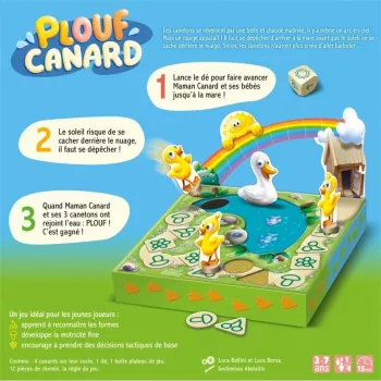 Plouf Canard | Jeu enfant familial et coloré