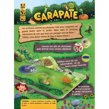 Carapate | Jeu de course familial rapide et fun