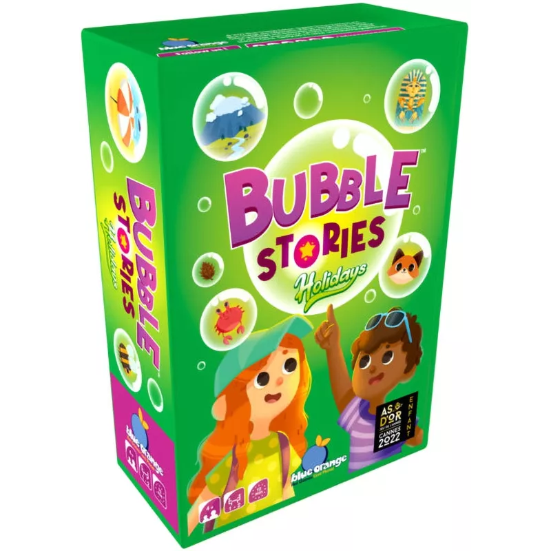 Jeu d'initiation escape game - Bubble stories : vacances - En quête de jeux