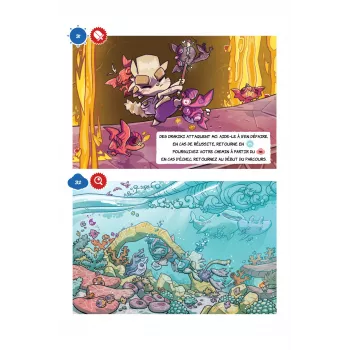 Livre dont vous êtes le petit Héros - Chatons & Dragons : Le réveil du volcan - En quête de jeux
