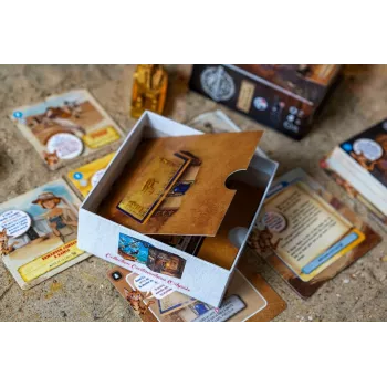 Jeu de collection de cartes Cartaventura Odyssée : Le secret des pharaons - En quête de jeux