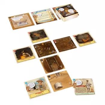 Jeu de collection de cartes Cartaventura Odyssée : Le secret des pharaons - En quête de jeux