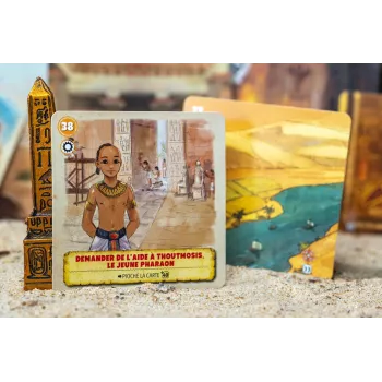 Jeu de collection de cartes Cartaventura Odyssée : Le secret des pharaons - En quête de jeux
