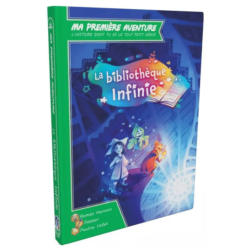 Livre jeu - Ma première aventure : La bibliothèque Infinie - En quête de jeux