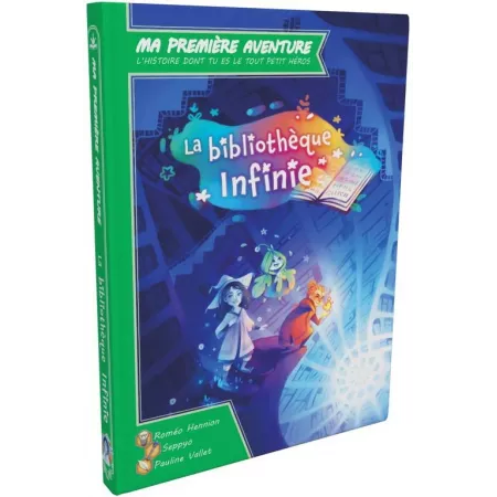 Livre jeu - Ma première aventure : La bibliothèque Infinie - En quête de jeux