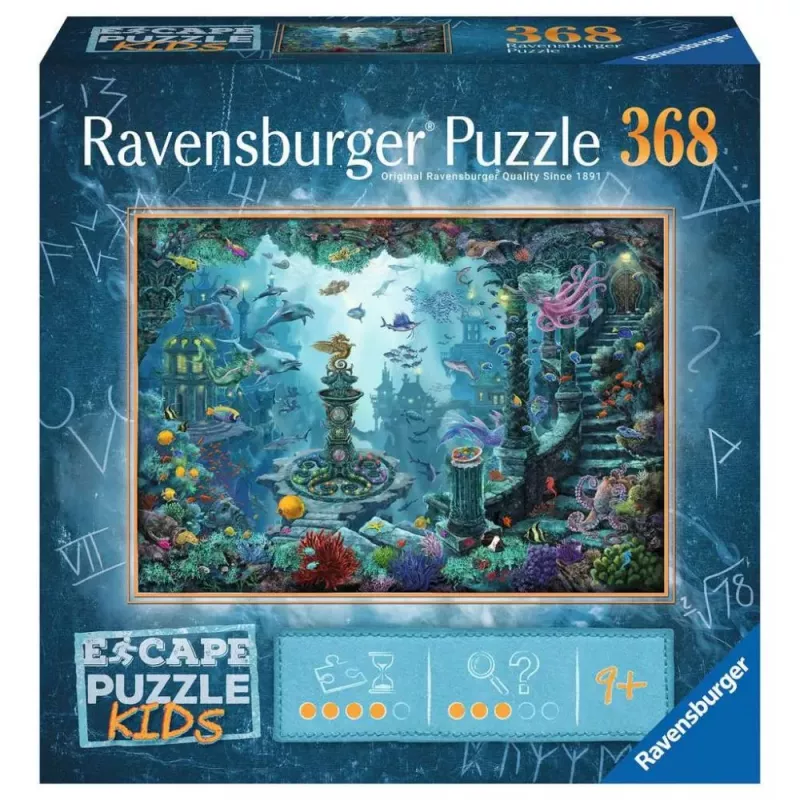 Escape Puzzle Kids - Au royaume sous-marin - En quête de jeux