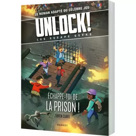 Livre énigmes - Unlock! Escape geeks T6 - Échappe-toi de la prison - En quête de jeux