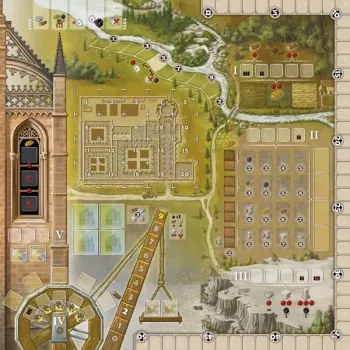 Jeu de placement d'ouvrier Moesteiro - En quête de jeux