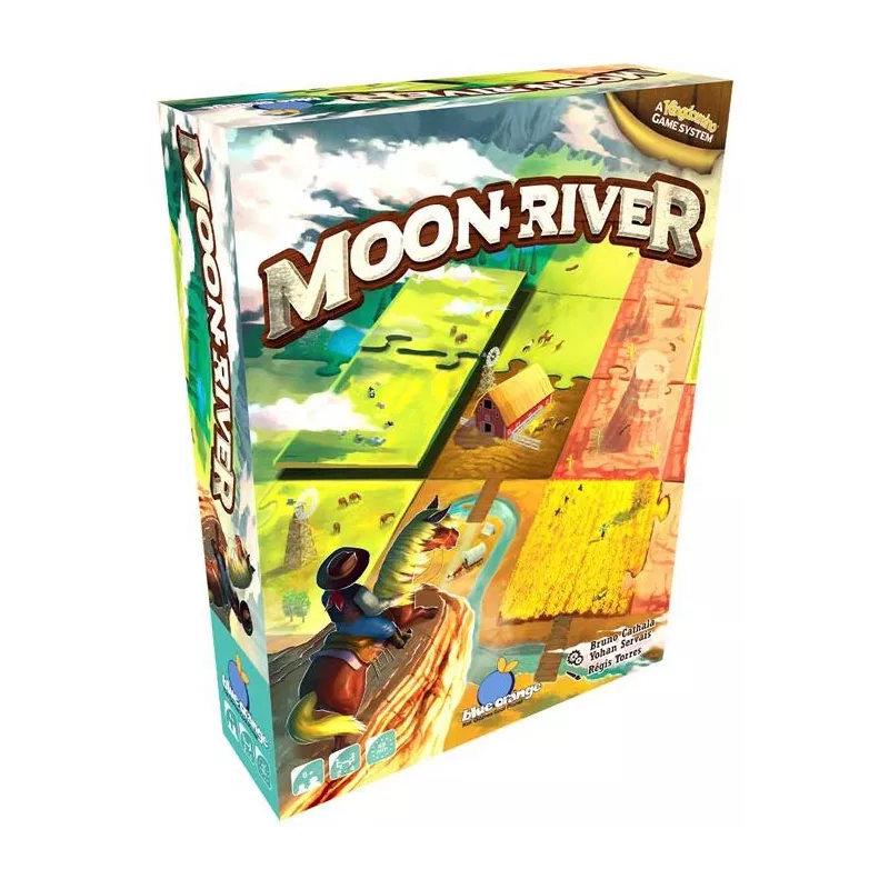 Jeu de pose de tuiles Moon River inspiré de Kingdomino - En quête de jeux