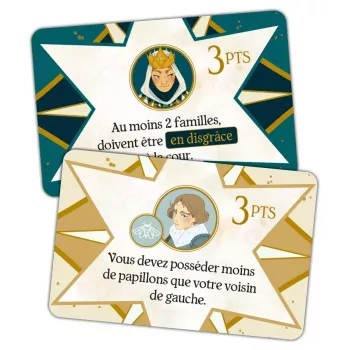Jeu de cartes Courtisans - En Quête de Jeux