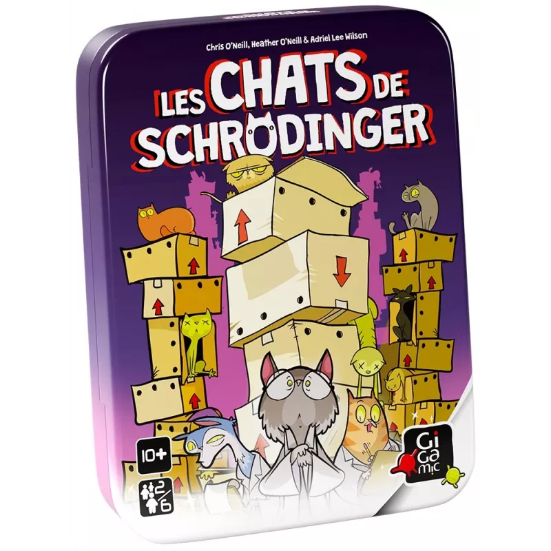 Jeu de Bluff Les Chats de Schrodinger - En Quête de Jeux