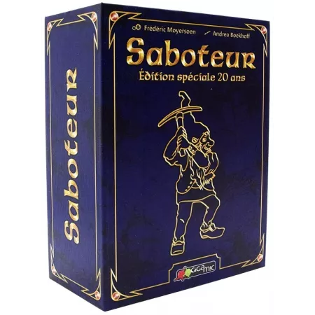 Jeu de bluff à rôles cachés - Saboteur Edition spéciale 20 ans - En Quête de Jeux