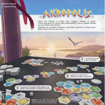 Jeu familial Akropolis - En Quête de Jeux
