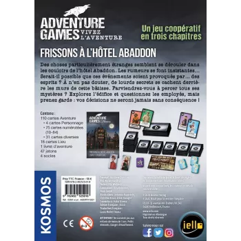 Adventure Games : Frissons à l'hôtel Abaddon
