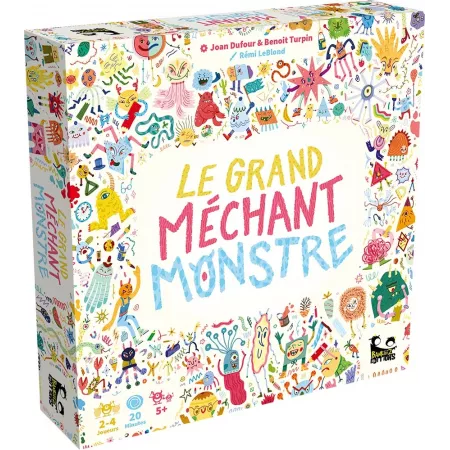 Jeu de dessin - Le grand méchant monstre - En quête de jeux