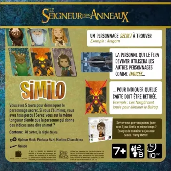 Similo Le Seigneur des Anneaux | Jeu de déduction