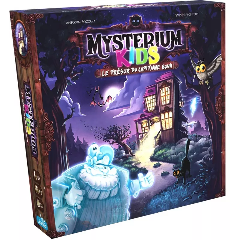 Jeu de déduction - Mysterium kids : Le Trésor du Capitaine Bouh - En quête de jeux