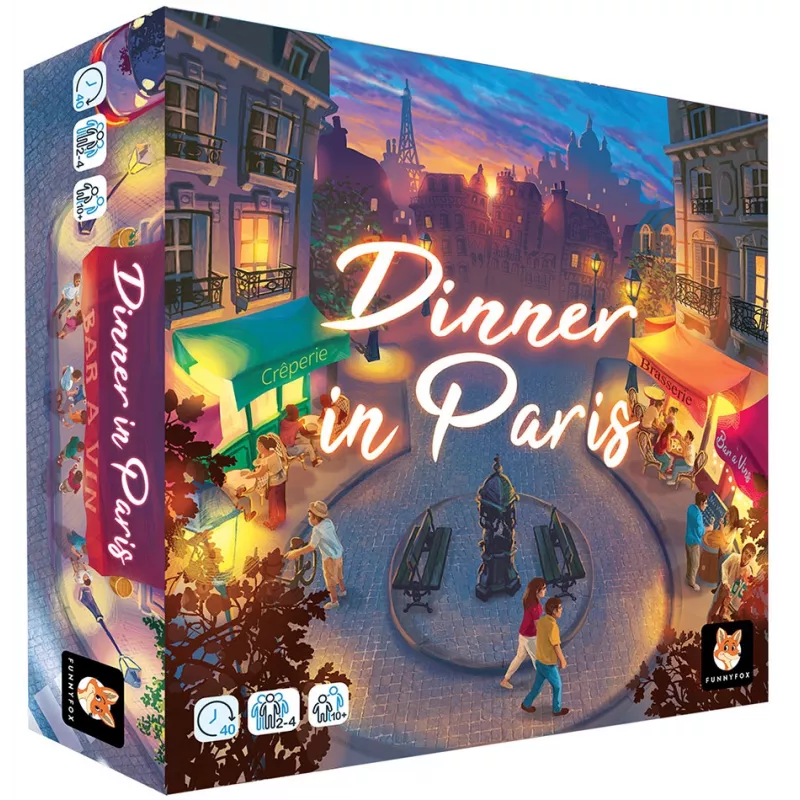Jeu se stratégie Dinner in Paris - En Quête de Jeux