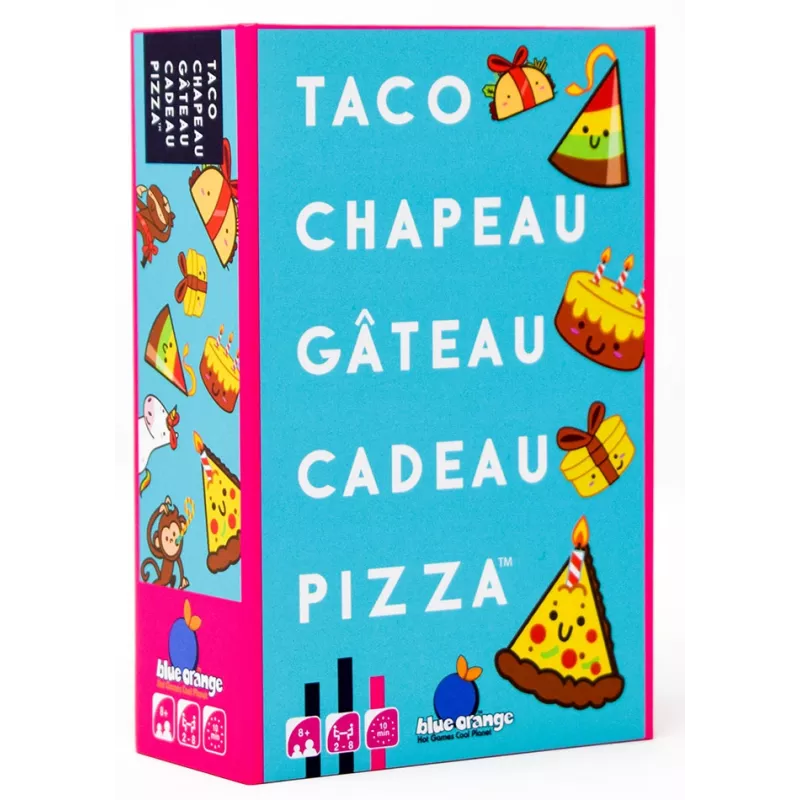Jeu d'ambiance - Taco Chapeau Gâteau Cadeau Pizza - En Quête de Jeux