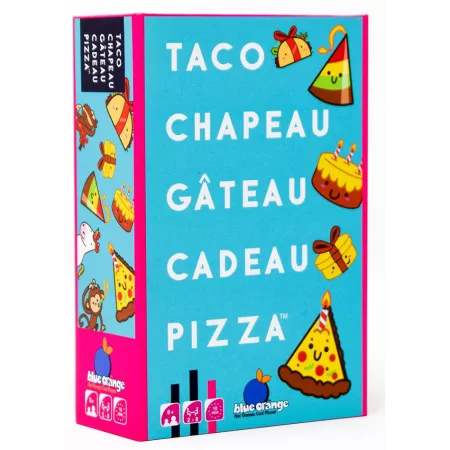 Jeu d'ambiance - Taco Chapeau Gâteau Cadeau Pizza - En Quête de Jeux