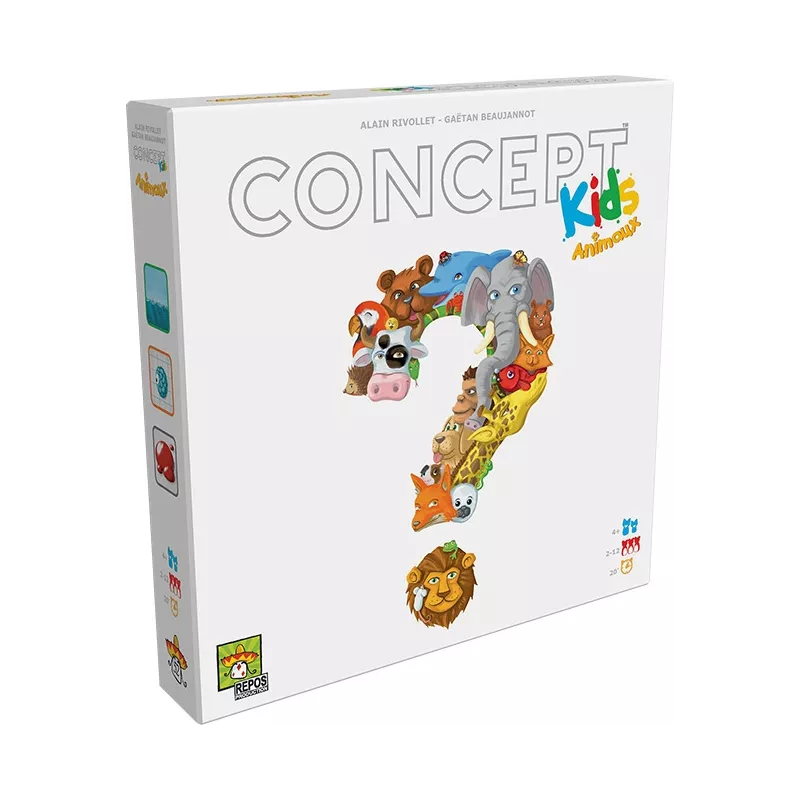 jeu de déduction - Concept Kids - Animaux - En quête de jeux