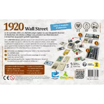 Jeu de stratégie 1920 Wall Street - En quête de jeux
