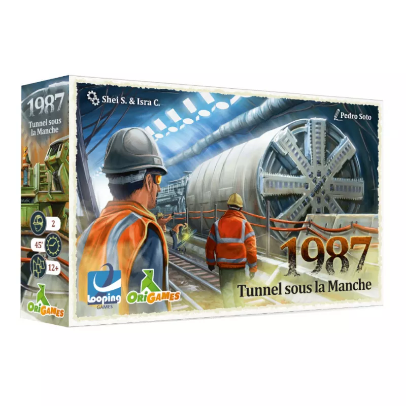 Jeu à deux 1987 Tunnel sous la Manche.