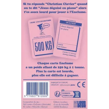 Jeu de mot l'Enclume - En Quête de Jeux