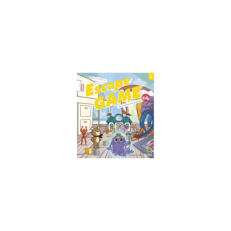 livre jeu - Escape Kids - Pars en mission avec tes jouets ! - En quête de jeux