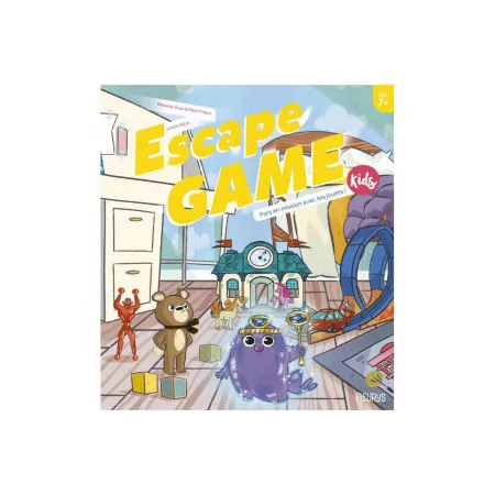 livre jeu - Escape Kids - Pars en mission avec tes jouets ! - En quête de jeux