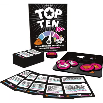 Jeu Top ten - 18+ - En Quête de Jeux