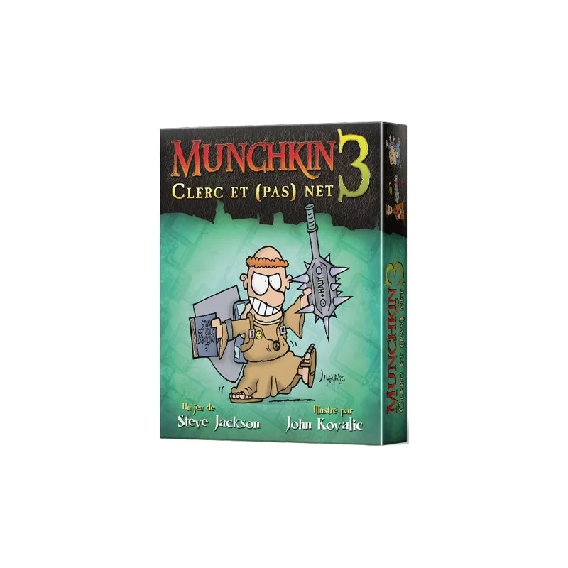 Extension Munchkin - Clerc et (pas) net - En Quête de Jeux Extension Munchkin - Clerc et (pas) net - En Quête de Jeux