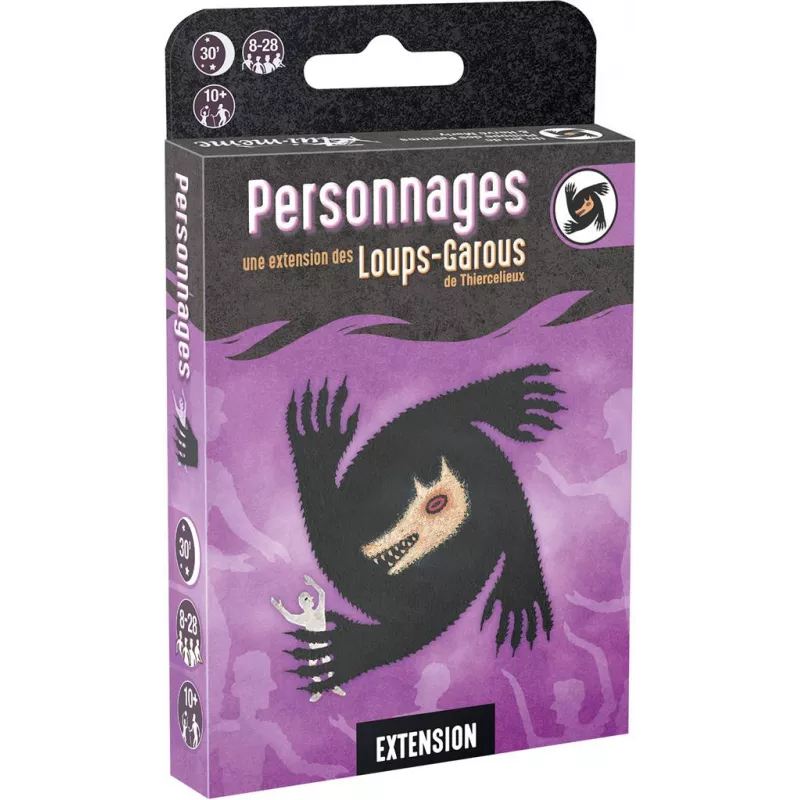 Extension Personnage pour le jeu Loups-Garous de Thiercelieux - En Quête de Jeux