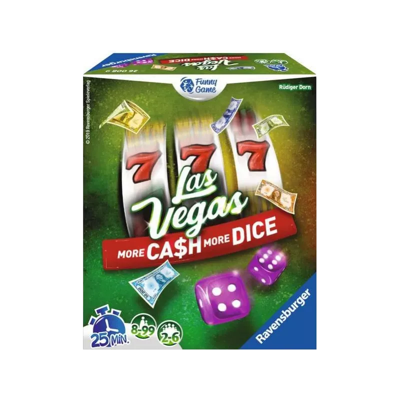 Extension Las Vegas - More cash more dice - En Quête de Jeux