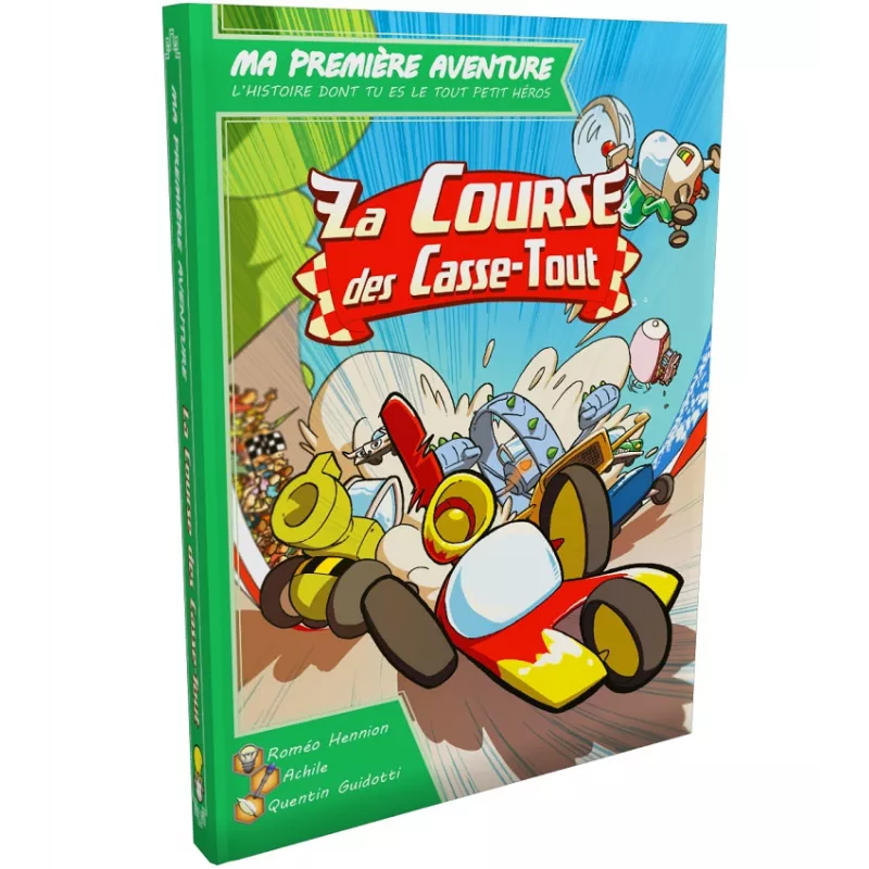 Livre jeu - Ma Première Aventure - La course des casse tout - En quête de jeux