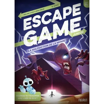 Livre Escape Game Junior - Fleurus - La malédiction de la momie - En quête de jeux