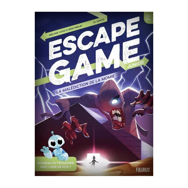 Livre Escape Game Junior - Fleurus - La malédiction de la momie - En quête de jeux Livre Escape Game Junior - Fleurus - La malédiction de la momie - En quête de jeux