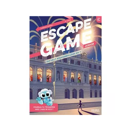 livre jeu - Escape Game Junior - Qui veut assassiner Louis XIV ? - En quête de jeux