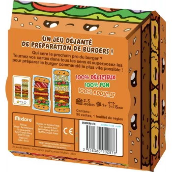 Burger ASAP! | Jeu d’ambiance rapide et fun
